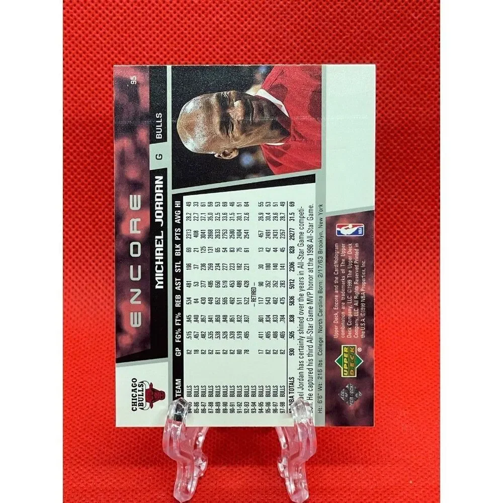 Michael Jordan Card 1999 Upper Deck Encore #95 hologram